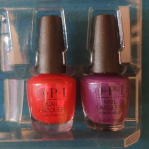 2 Mini OPI Malibu Collection Nail Polishes